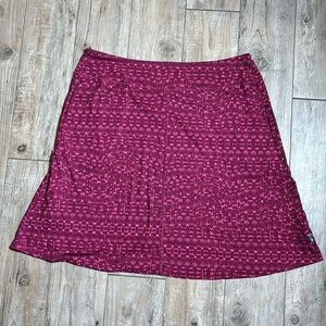 Mountain Hardwear Athletic Mini Skirt A Line Pockets Stretch Pink Size XL